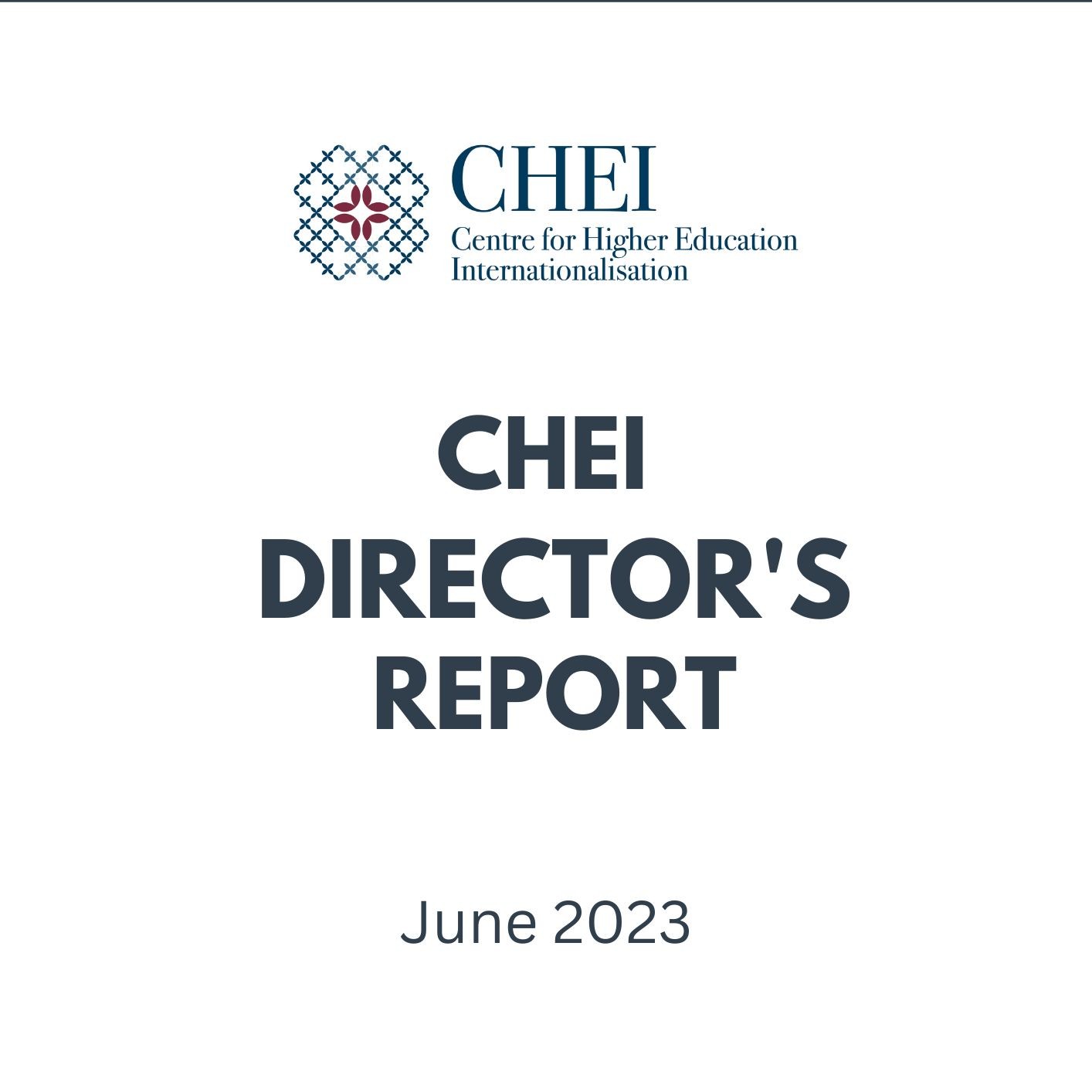 cover CHEI June 2023 Director's report
