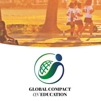 logo global compact on education
